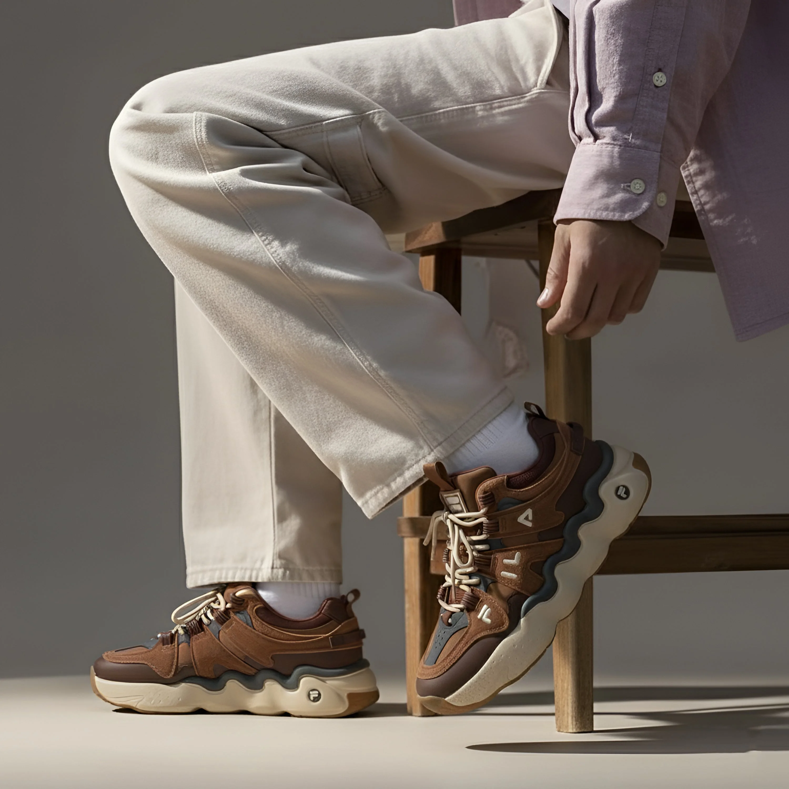 Fila Men Mocha Tss High Sneakers - image 1