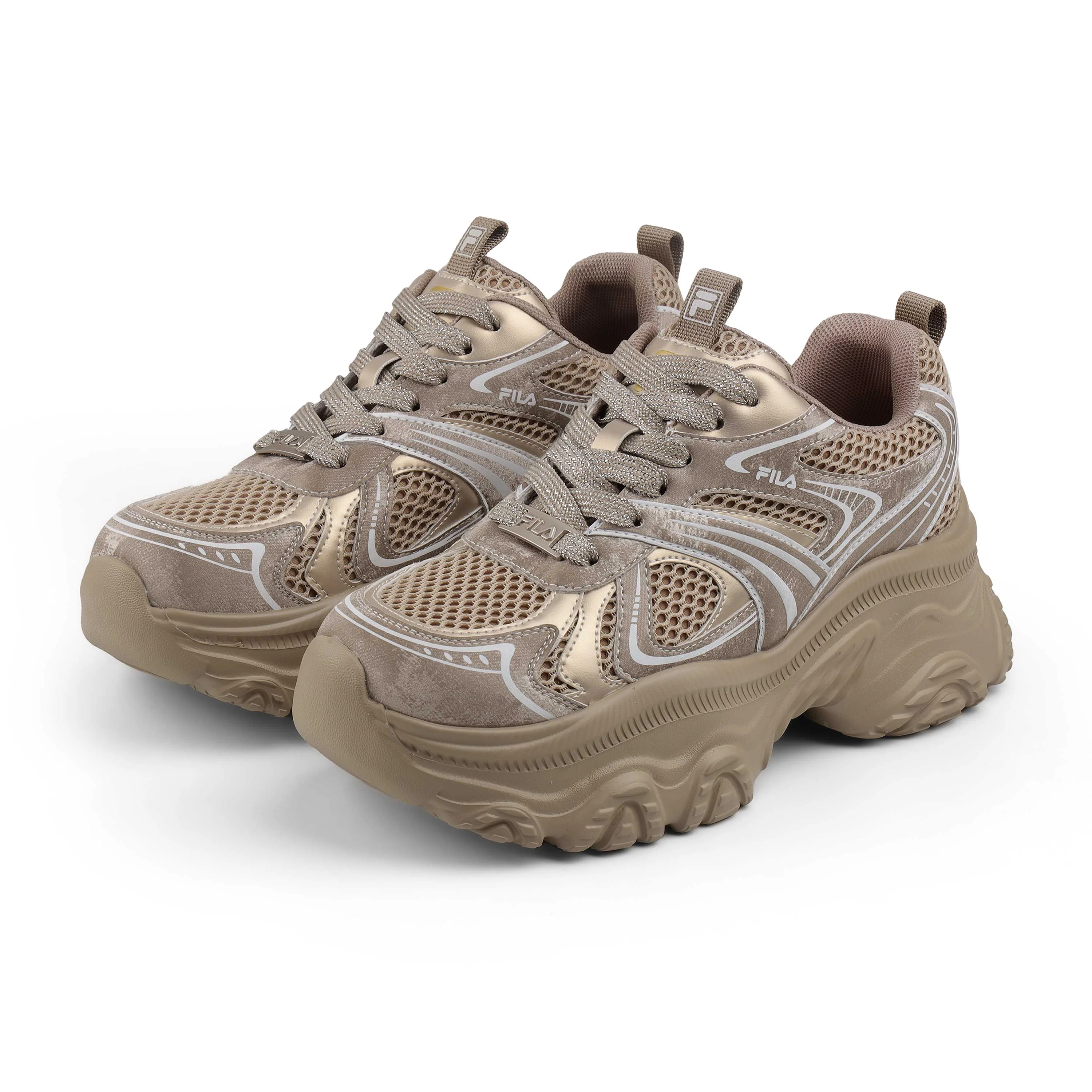 Fila Women Gold Envi Melani Metallic Shoes - image 2