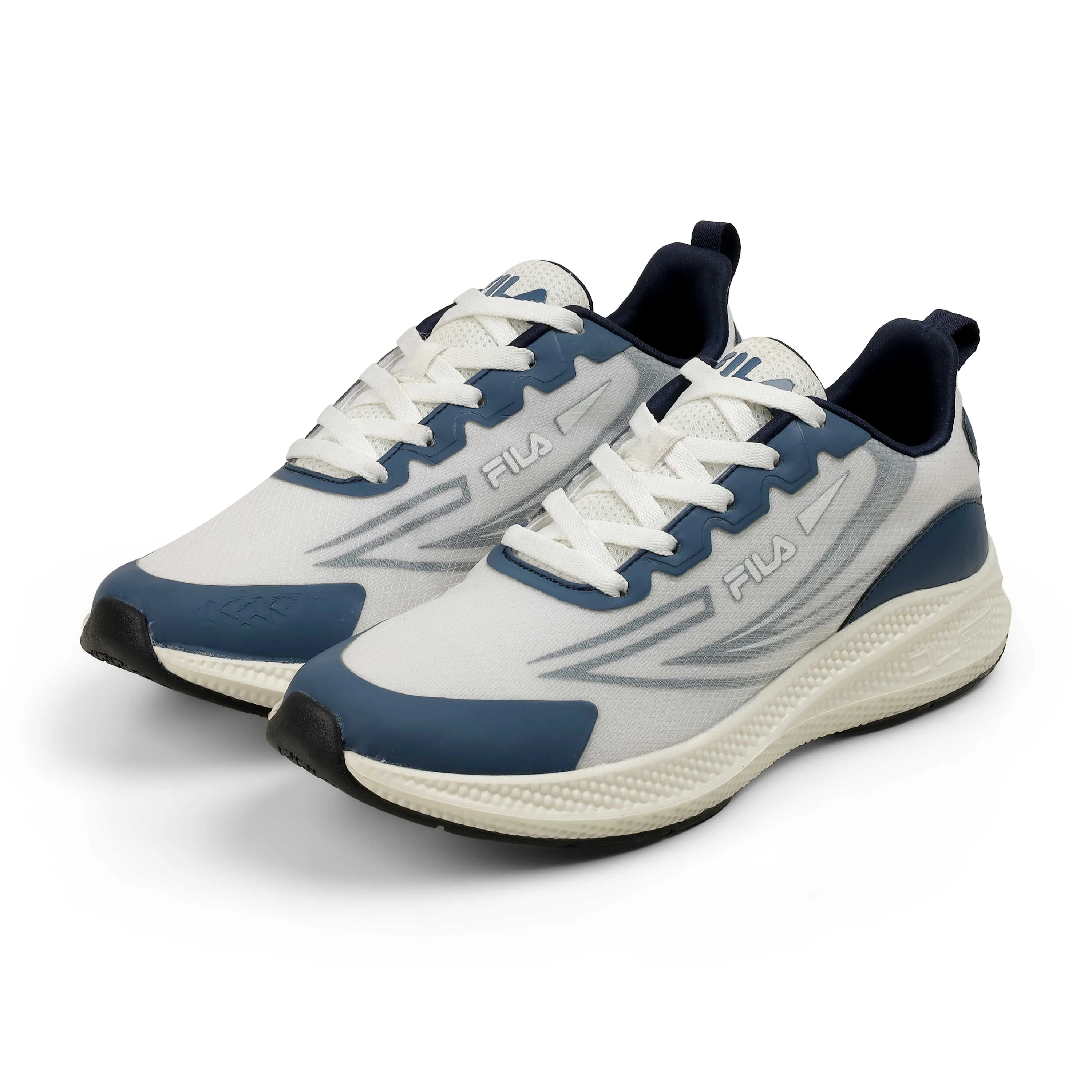 Fila Men White-Navy Tekno Shoes - image 2