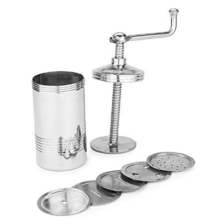 faas Chakli Press Maker Machine for Kitchen Tools/Sancha/Murukku/Bhujia/Idiyappam/noolputtu/Sevanazhi Sevaiya/janthikalu/bhujia Stainless Steel/Making Different Types/Free 6 Different Jalis. - image 1