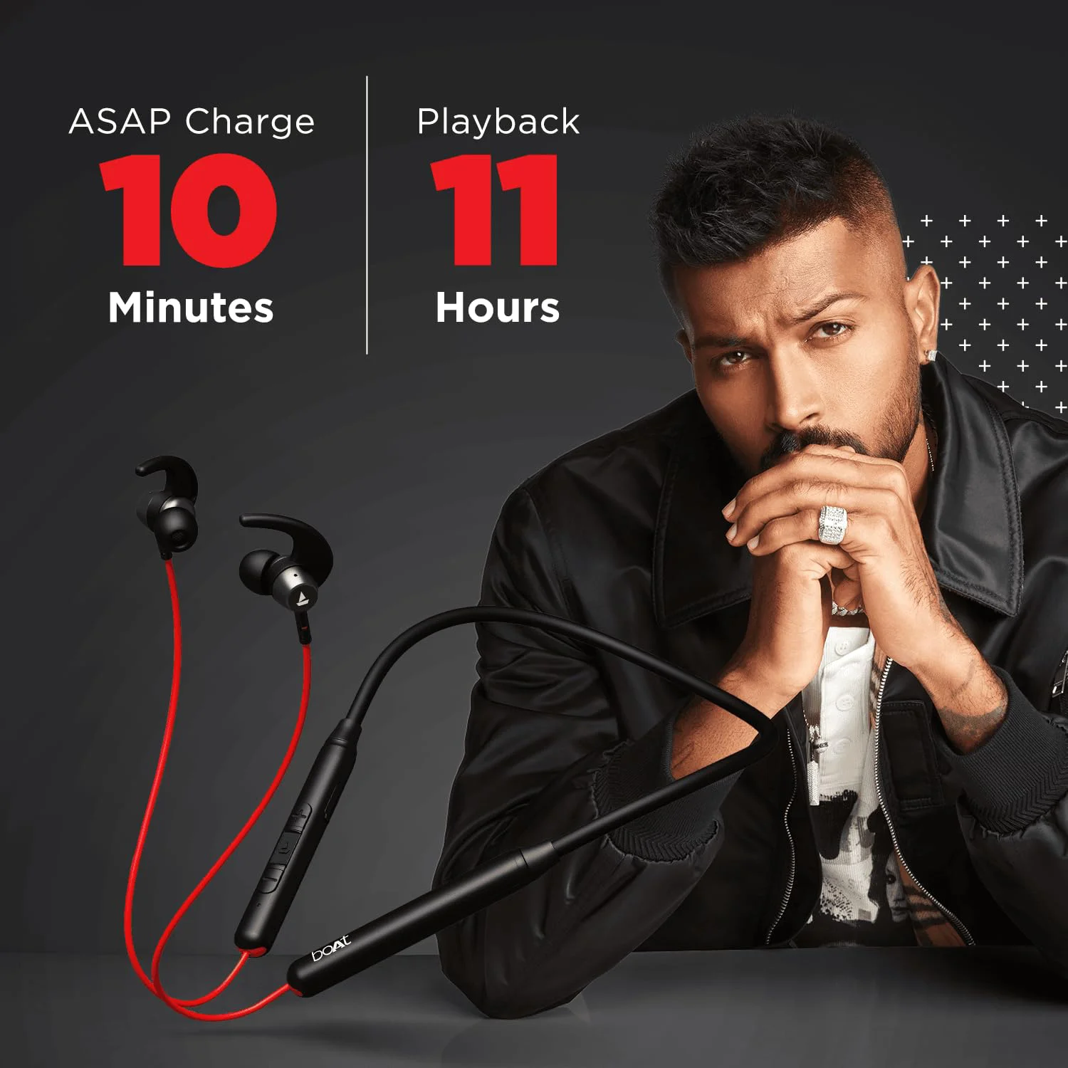boAt Rockerz 268 Bluetooth in Ear Earphones with Beast™ Mode, ENx™ Mode, ASAP™ Charge, Upto 25 Hours Playback, Signature Sound, BTv5.2 & IPX5(Active Black) - image 1