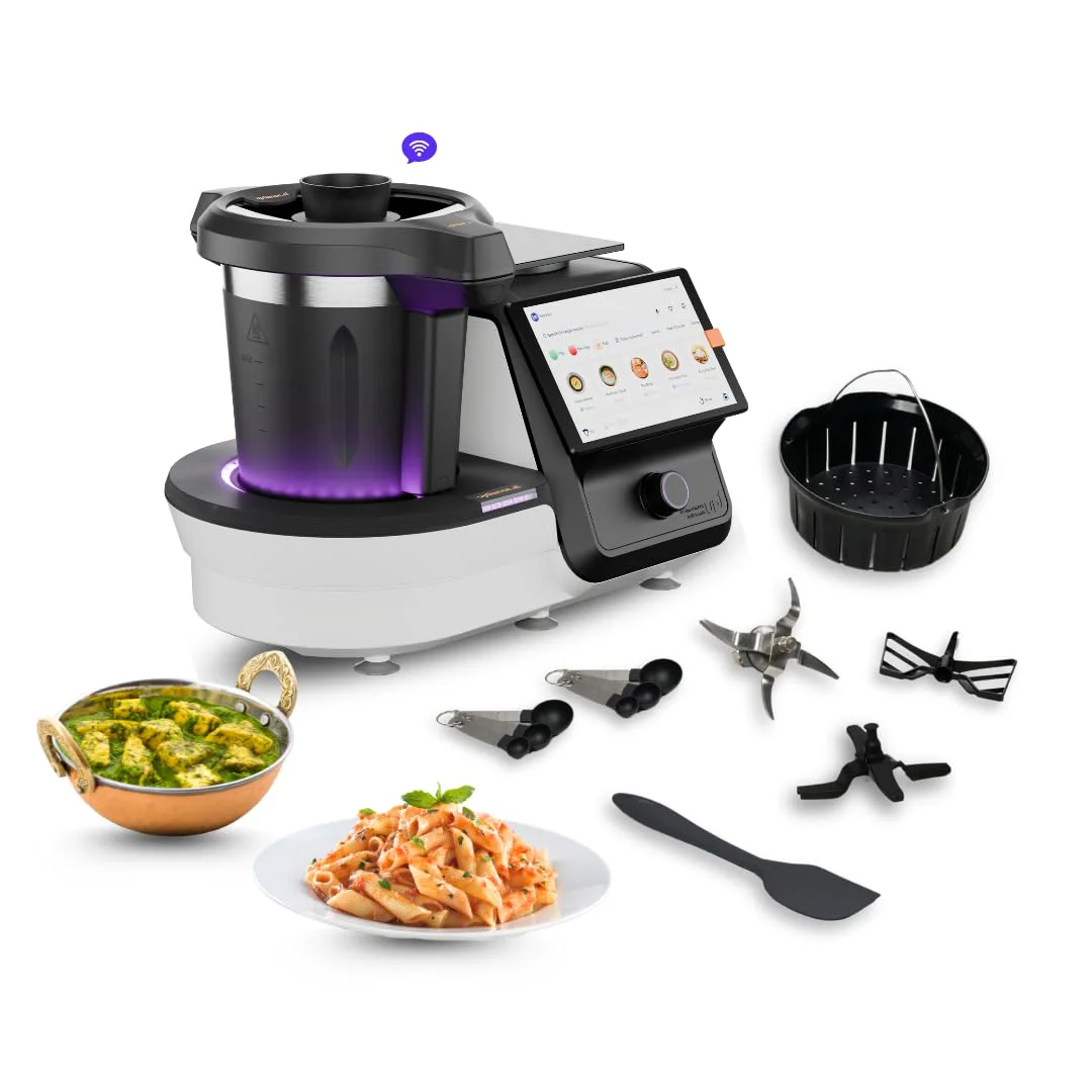 Upliance 2.0 Smart Cooking Appliance | Cook 750+ Dishes Faster | In-App Control & Nutrient Tracking | Chop, Cook, Stir & Clean | Glass Jar | 1-Year Warranty - image 2
