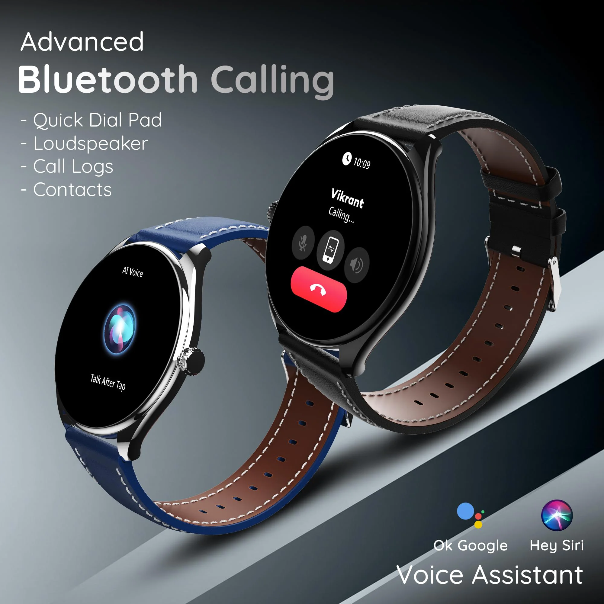 Pebble Royale Legend | 1.43" AMOLED Display | Ultra-Slim Premium Build | Always-On Display | Bluetooth Calling | Health Tracking & Smart Features (Black) - image 1