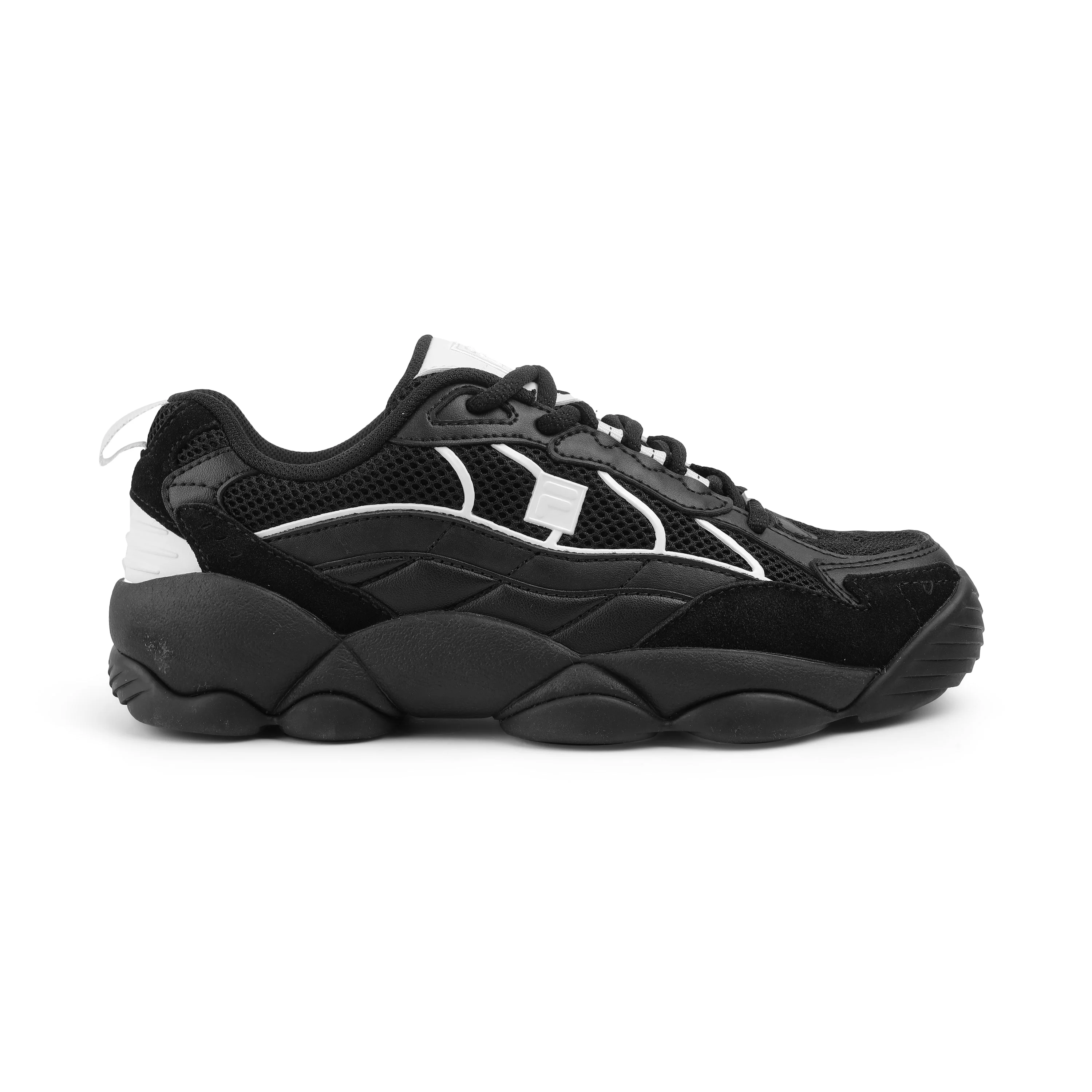 Fila Women Black Wavy Spaghetti Shoes - image 1